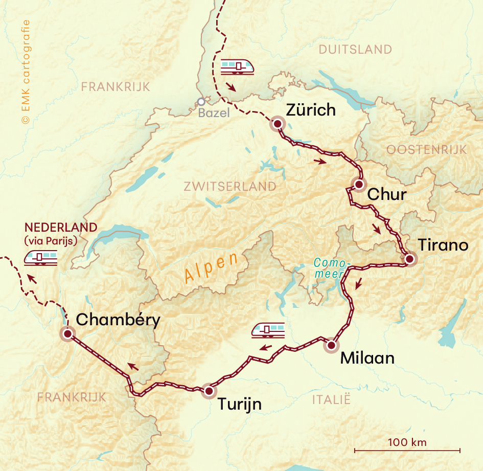 SIF15 Zwitserse Italiaanse Franse Alpen